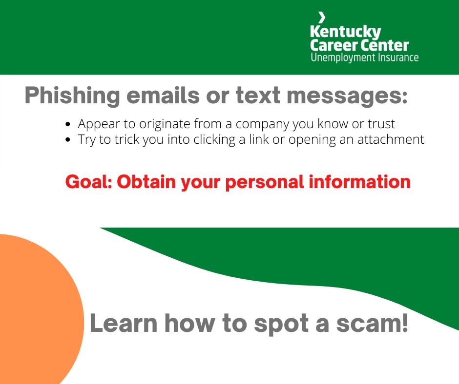 Beware of phishing scams!