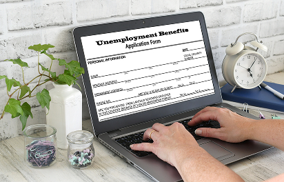 Unemployment Insurance Laptop Mockup